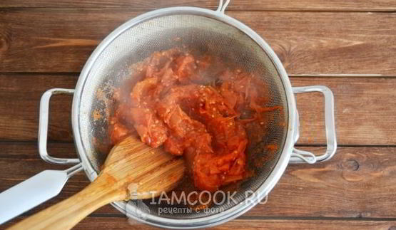 сок томатный через сито на зиму