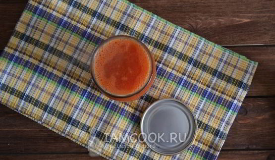 сок томатный через сито на зиму