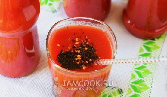 сок томатный на зиму без стерилизации