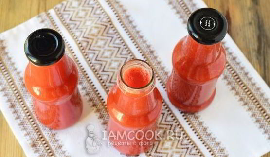 сок томатный на зиму без стерилизации