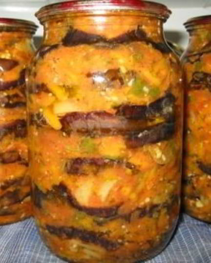 Рецепт соленых баклажанов на зиму