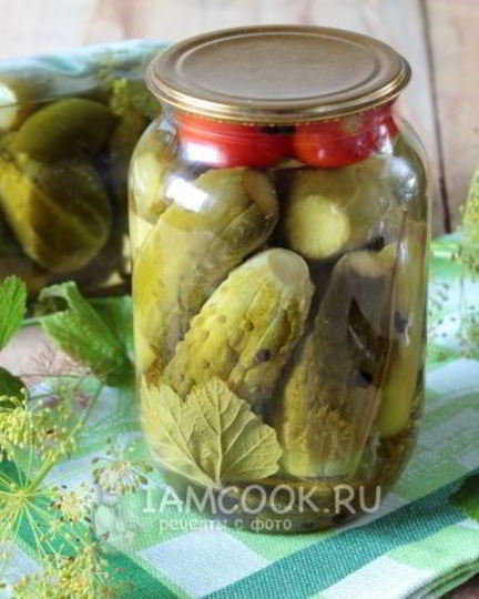 Рецепт соленых огурцов на зиму