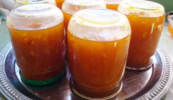 абрикосовое варенье с апельсинами