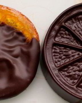 Апельсиновые цукаты в темном шоколаде