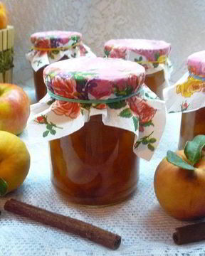 Ароматное яблочно-персиковое варенье