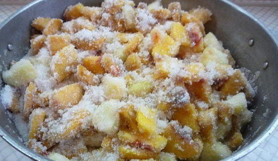 ароматное яблочно-персиковое варенье