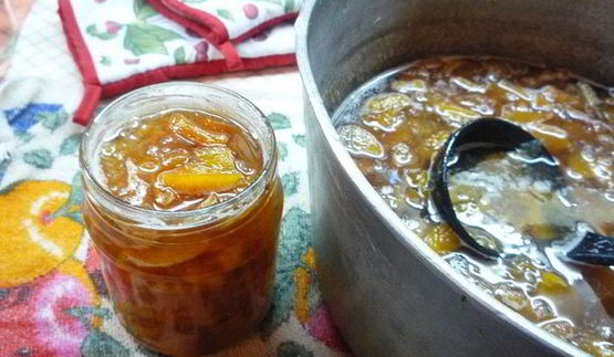 ароматное яблочно-персиковое варенье