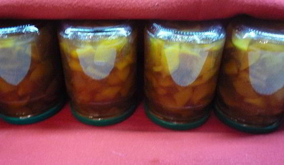 ароматное яблочно-персиковое варенье