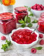 Быстрое малиновое варенье