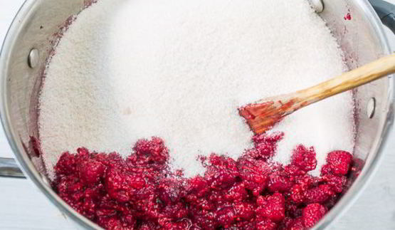 быстрое малиновое варенье