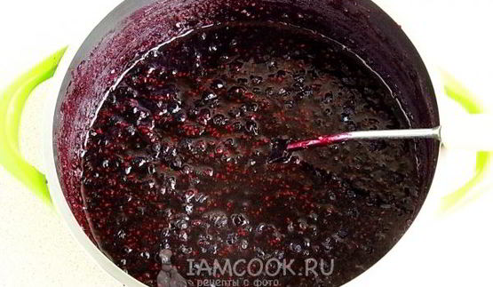 чернично-малиновое варенье