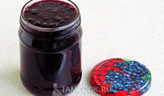 чернично-малиновое варенье