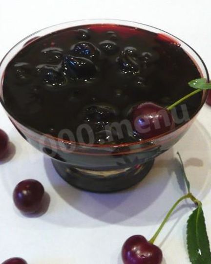 Рецепт густого вишневого варенья