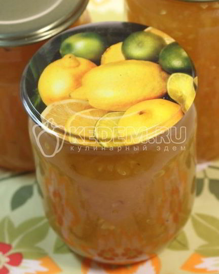 Рецепт кабачкового варенья с лимоном
