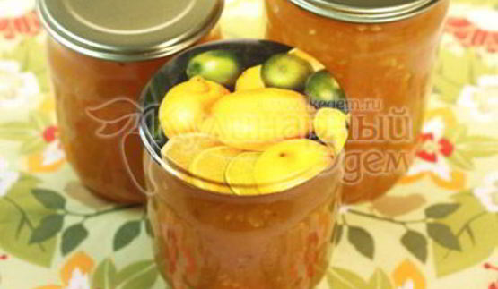 кабачковое варенье с лимоном