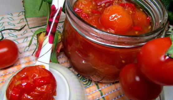 конфитюр из помидоров черри с перчиком чили