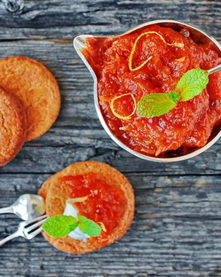 Рецепт лимонно-тыквенного варенье с розовым перцем