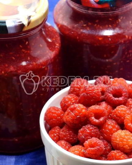 Рецепт малинового варенья пятиминутка