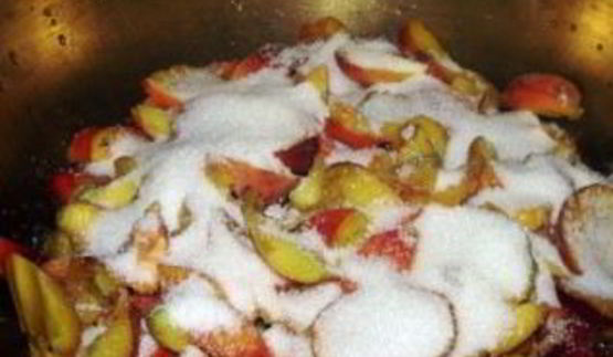 персиковое варенье в микроволновке