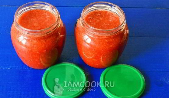 сырое варенье из клубники