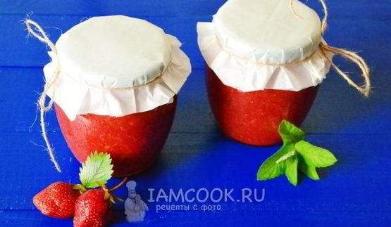 сырое варенье из клубники