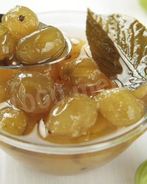 Царское варенье из крыжовника с вишневыми листьями