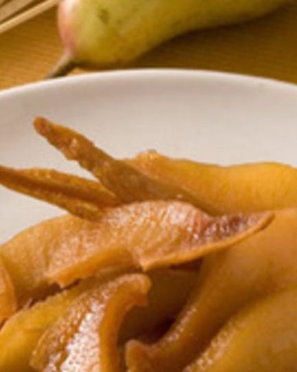 Рецепт цукатов из груш