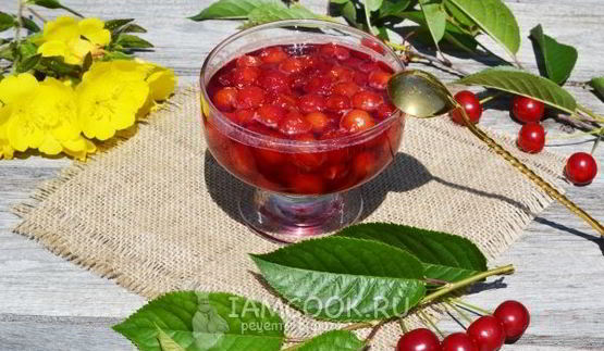 варенье из черешни с косточкой пятиминутка