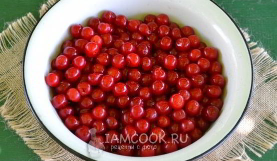 варенье из черешни с косточкой пятиминутка