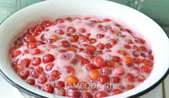 варенье из черешни с косточкой пятиминутка