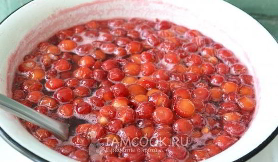 варенье из черешни с косточкой пятиминутка