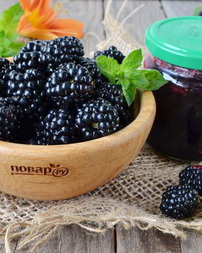 Варенье из ежевики без варки