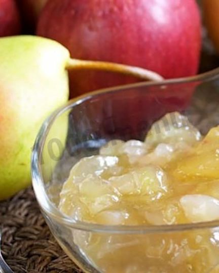 Рецепт варенья из груш и яблок на зиму