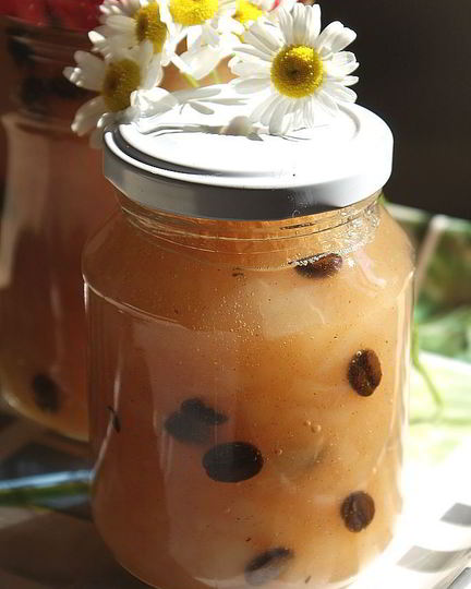 Рецепт варенья из груш с кофейными зернами