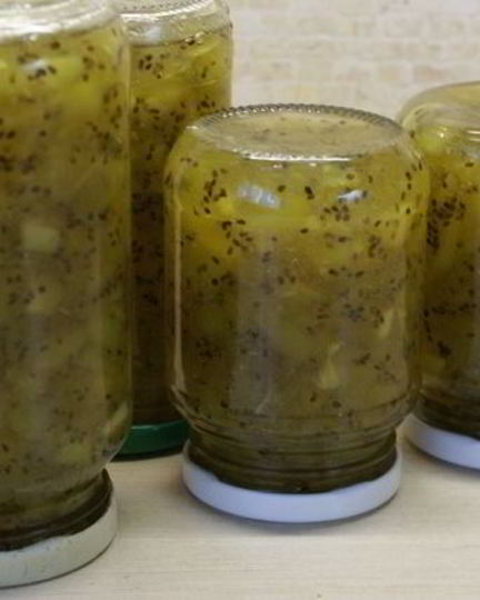 Рецепт варенья из киви с желатином