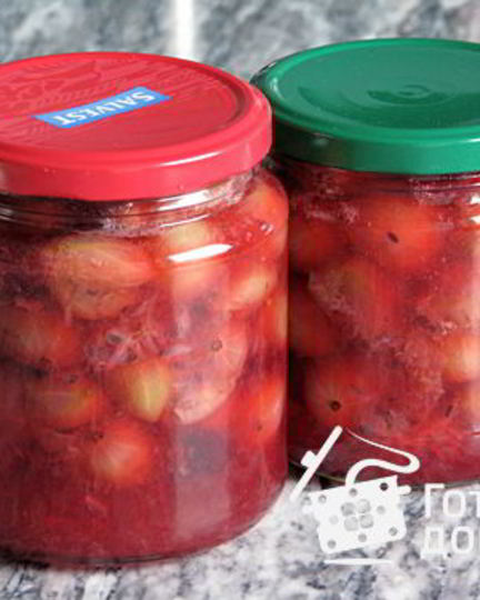 Рецепт варенья из крыжовника с зеленым чаем
