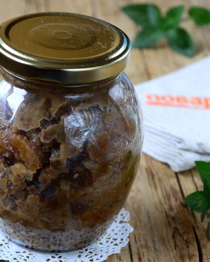 Рецепт варенья из кураги с грецким орехом