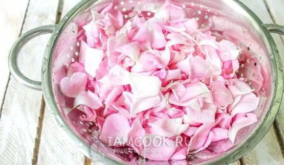 варенье из лепестков чайной розы без варки