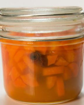 Варенье из молодой моркови с корицей