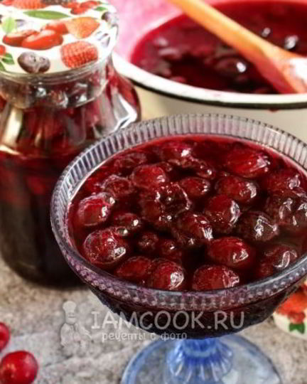 Рецепт варенья из вишни пятиминутка