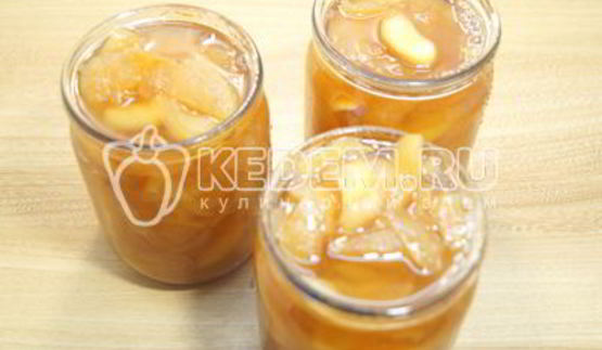 варенье из яблок дольками