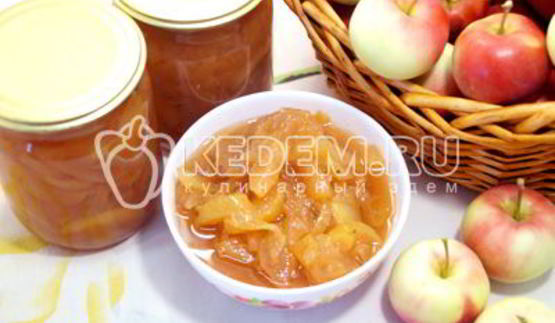 варенье из яблок дольками