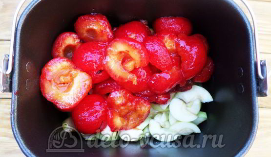 варенье из яблок и слив в хлебопечке