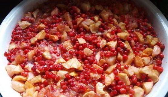 варенье из яблок с брусникой