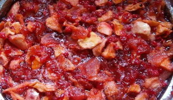 варенье из яблок с брусникой