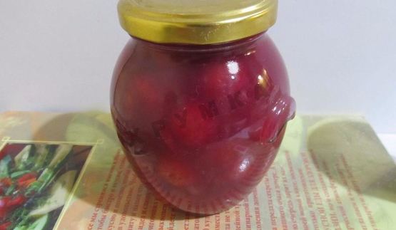 вишневое варенье с желатином из вишни