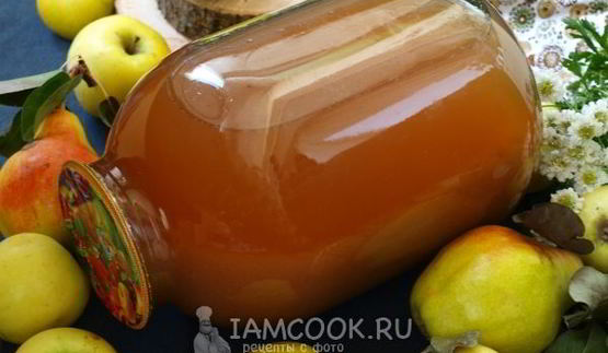 яблочно-грушевый сок на зиму