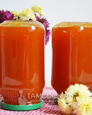 Яблочно-морковное пюре на зиму