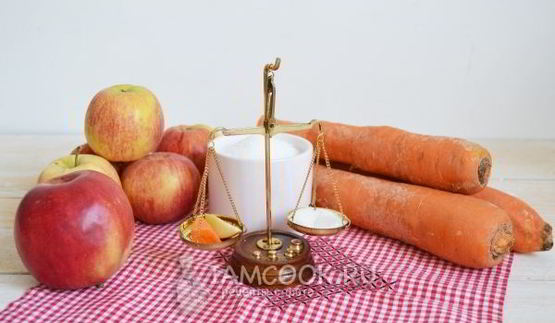 яблочно-морковное пюре на зиму