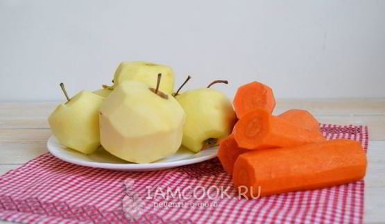 яблочно-морковное пюре на зиму